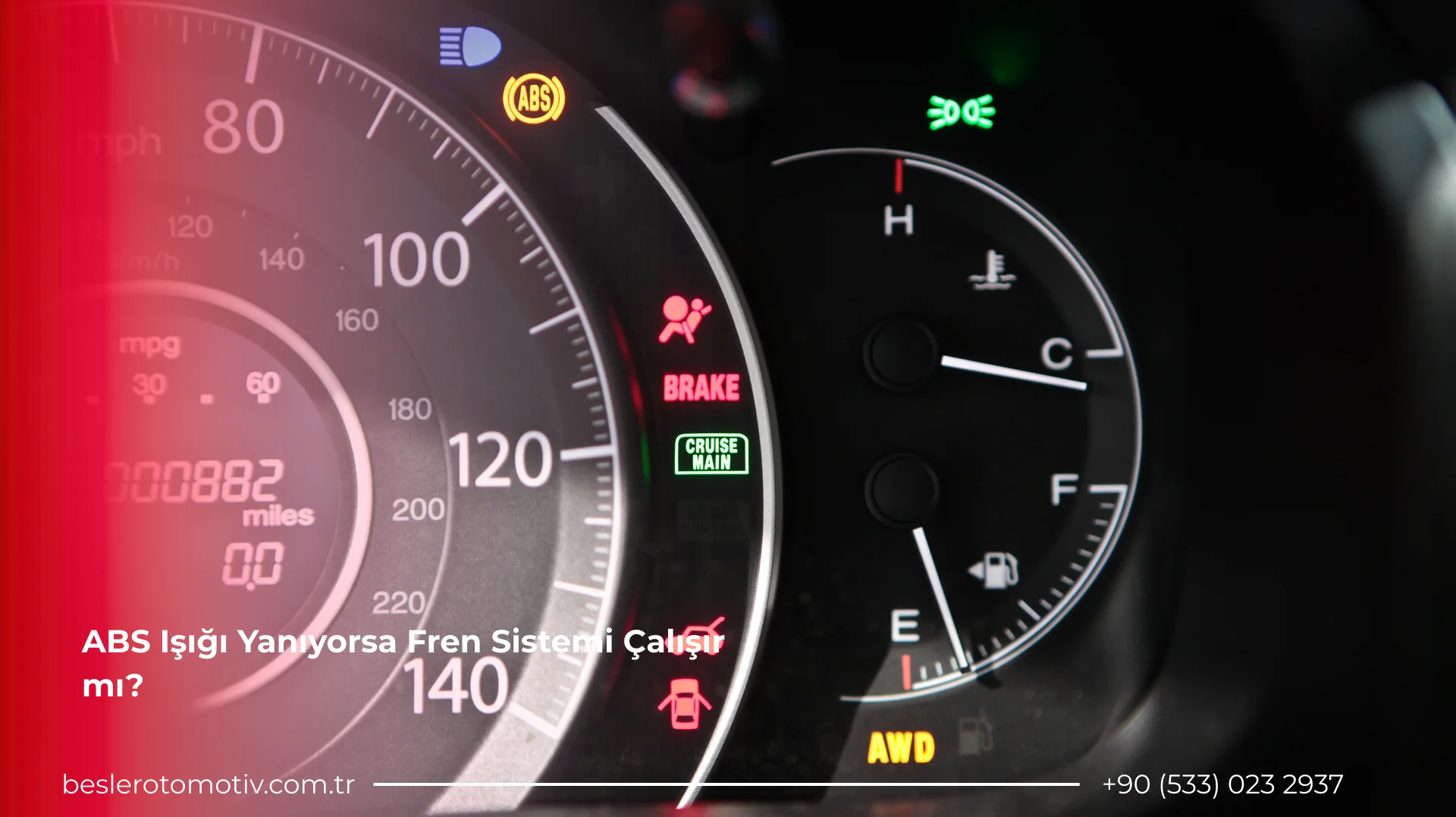 ABS Işığı Yanıyorsa Fren Sistemi Çalışır mı? 14 ABS Işığı Yanıyorsa Fren Sistemi Çalışır mı?