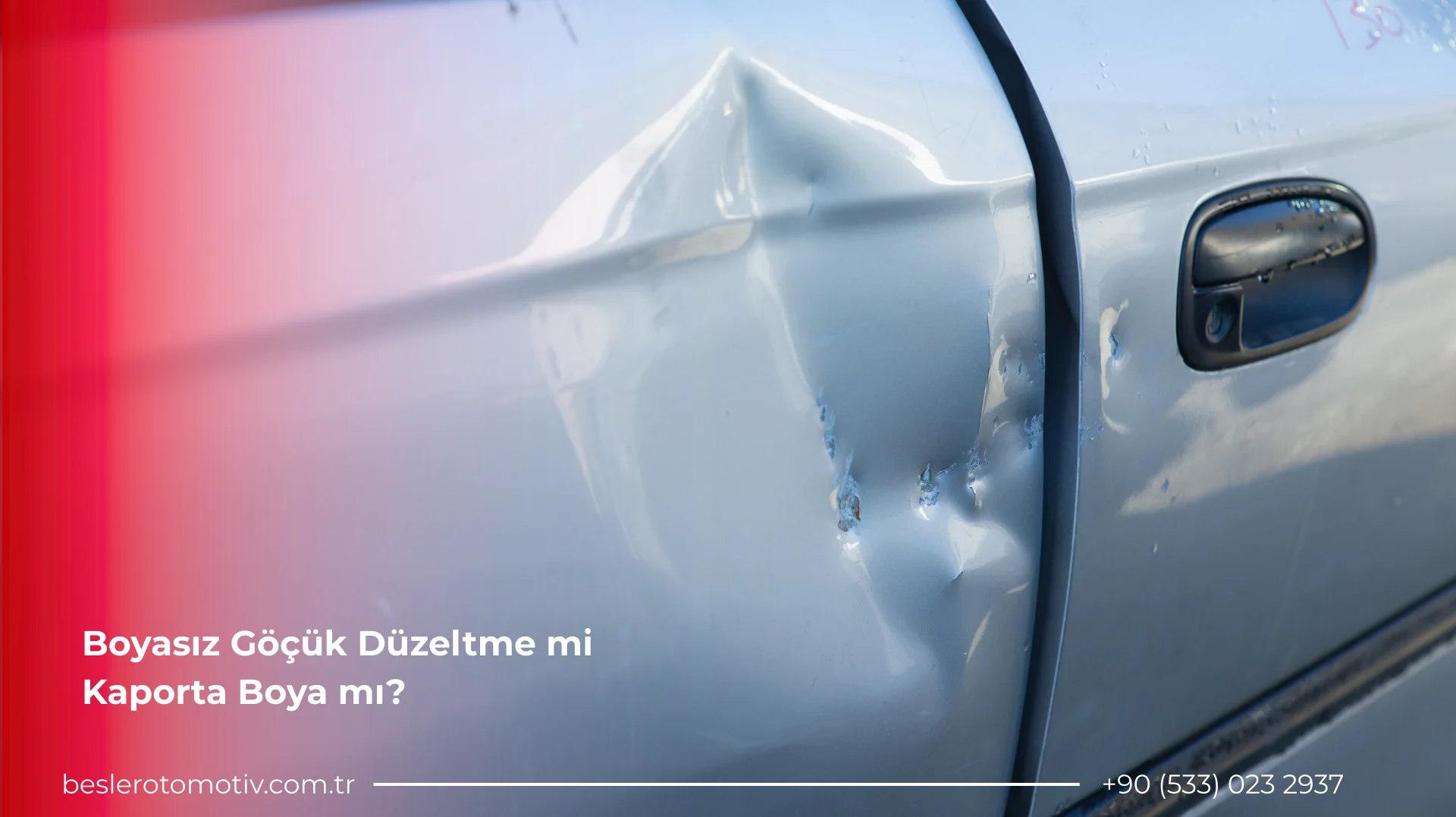 Boyasız Göçük Düzeltme mi Kaporta Boya mı? 14 Boyasız Göçük Düzeltme mi Kaporta Boya mı