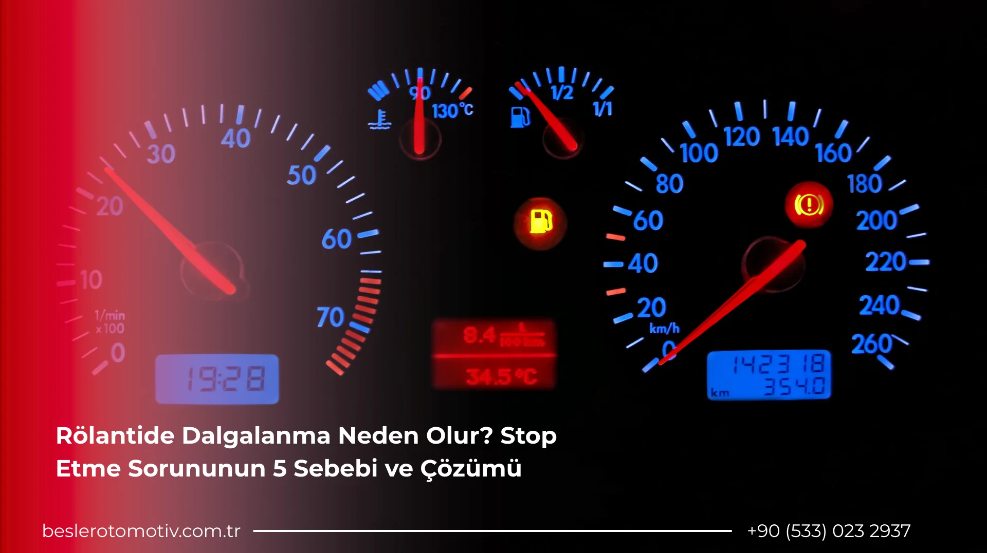 Rölantide Dalgalanma Neden Olur? Stop Etme Sorunu ve Çözümleri 14 Rölantide Dalgalanma Stop Etme Sorunu ve Çözümleri